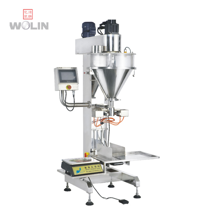 Semi automatic Auger filling machine for power 
